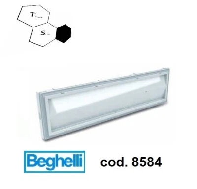 COD. 8584 BEGHELLI TICINQUE LED T5  IP42 LED 18W SE 6L  LAMPADA DI EMERGENZA - Immagine 1 di 4