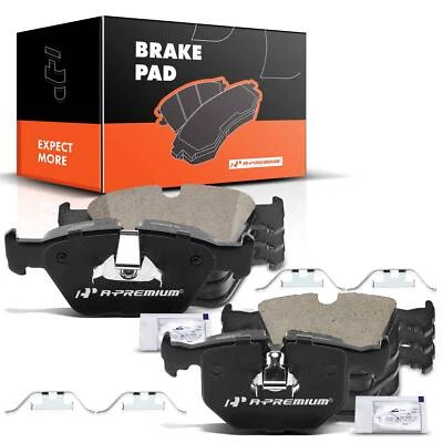Ceramic Brake Pads Front & Rear for BMW 330Ci 2001-2006 330i 330xi M3 X3 Z4 - Image 1 of 4