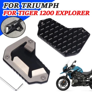For TRIUMPH TIGER 1200 EXPLORER 2016 -2021 Foot Side Stand Kickstand Enlarger Pa - Imagen 1 de 6