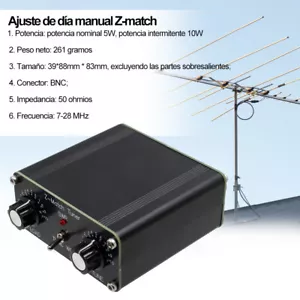 5W Z-Match QRP Manueller Tuner Antennentuner Amateurfunk Adapter 3-28 MHz BNC Interface - Bild 1 von 12