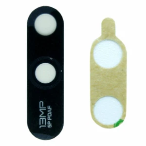 Für Huawei Y6 2018 Reparatur Kameraglas Glas Gehäuse inklusive Kleber Schwarz - Zdjęcie 1 z 1