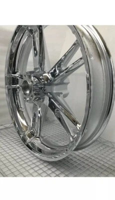 Harley Front Whee FREEWHEELER FLRT tri glide Chrome l 2014 -2024 Rim OUTRIGHT - Image 1 of 4