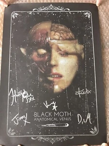 BLACK MOTH - Anatomical Venus Signed Poster A3 (2) - Picture 1 of 2