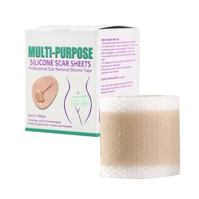 Collagen Scar Tape Scar Sheets Tape Roll Silicone Scar Tape Delicate Skin  Lady - Image 1 of 4