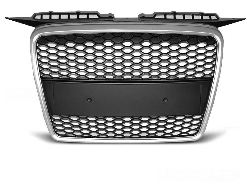 front grill for AUDI A3 RS-TYPE 2005 2006 2007 2008 SPORTBACK 3D 5D MATT SILVER - Image 1 of 1