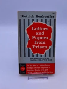 Letters and Papers from Prison By Dietrich Bonhoeffer (Paperback, 1966) - Imagen 1 de 4