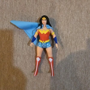 DC Super Powers Wonder Woman Blue Cape Variant Rebirth McFarlane #14 - Picture 1 of 2