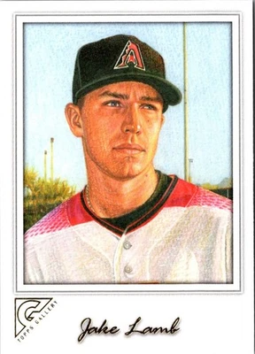 2017 Topps Gallery Jake Lamb #139 Arizona Diamondbacks Baseball Card - Image 1 of 2