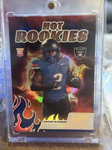 2025 Panini Score Football Ashton Jeanty Hot Rookies Artist’s Proof #1 /35 RC - Bild 1 von 3