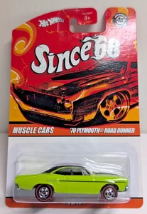 2008 Hot Wheels Since 68 - Muscle Cars 3/10 '70 Plymouth Road Runner grün mit RL BW - Bild 1 von 17