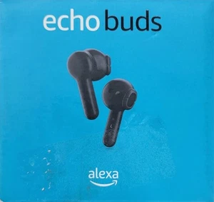 Amazon Echo Buds bezprzewodowe - czarne A7W95C - Zdjęcie 1 z 6