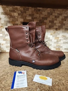 Carolina Mens Waterproof Gore-Tex Logger Work Boots Sz 13.5 B USA Vibram 2892-11 - Picture 1 of 9