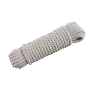 Hand Woven White Cotton Rope Drawstring for Crafts and Packaging - Picture 1 of 13
