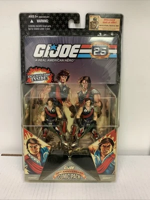 G I Joe 25 Aniversario Tomax & Xamot, Paquete de Cómics, Exclusivo, MOSC, NUEVO #3 Foto 1 de 4