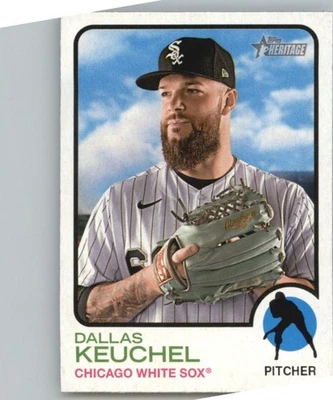 2022 Topps Heritage - Dallas Keuchel #133 - Image 1 of 2