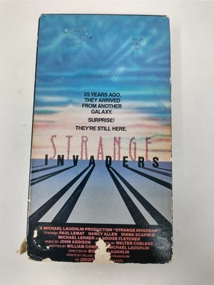 Strange Invaders VHS 1984 Cult Horror Sci Fi Aliens Nancy Allen Vestron Rare - Image 1 of 4