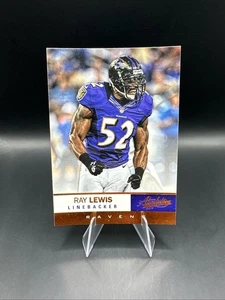 Panini Absolute #7 2012 Ray Lewis venta minorista Baltimore Ravens - Imagen 1 de 2
