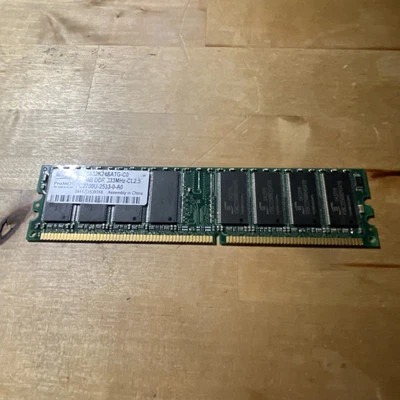 MEMORY 256MB DDR-333MHZ-CL2.5 V826632K24SATG-C0 PC2700U-2533 Memory Unit 1 Stick - Image 1 of 4