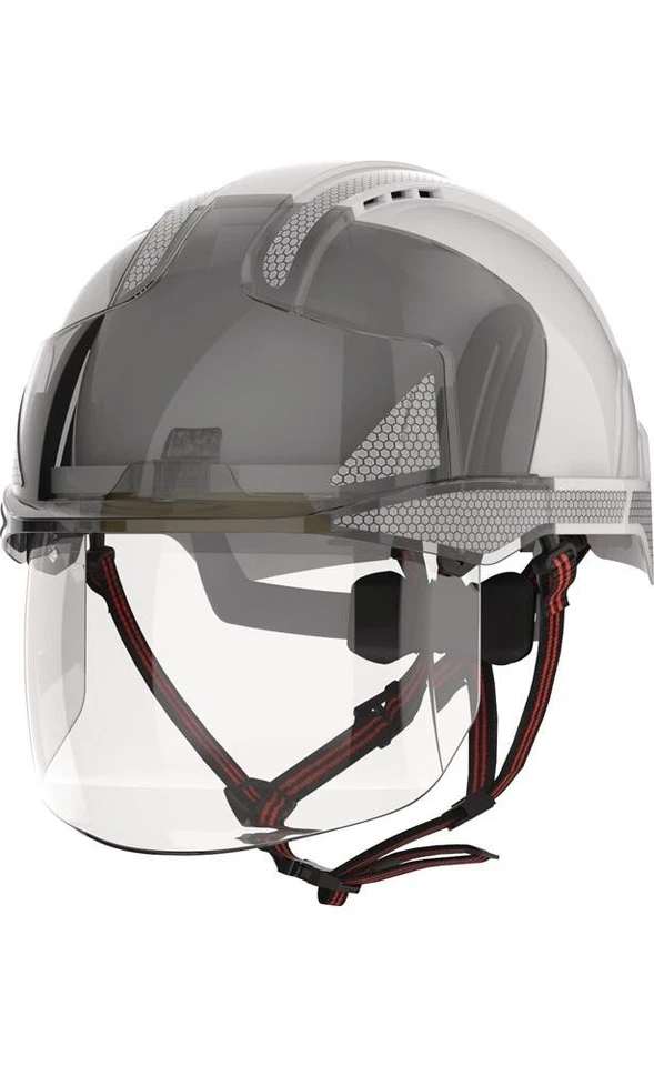 JSP Industriekletterhelm EVO® VISTAshield® Dualswitch™ weiß/rauch ABS EN 397,... - Bild 1 von 2