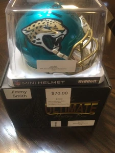JACKSONVILLE JAGUARS JIMMY SMITH AUTO FLASH SPEED **MINI HELMET** - Picture 1 of 8