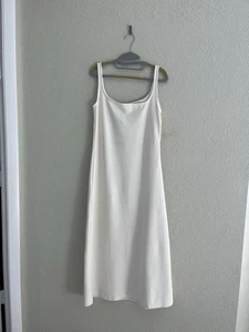 Maxi abito Marcella NYC Off White Crawford senza maniche taglia grande cerniera NUOVO - Foto 1 di 11