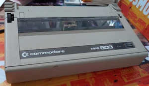 Impresora de agujas Commodore MPS 803 (64 / 128, etc.) funciona + cable de alimentación - Imagen 1 de 6