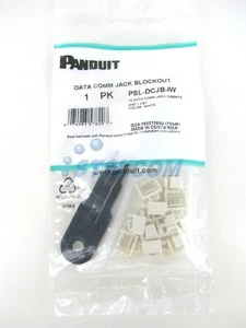Dispositivo de bloqueo Panduit PSL-DCJB-IW RJ45, cantidad 10 con herramienta, blanco ~ STSI - Imagen 1 de 2