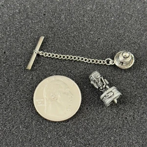International Aero Engines IAE V2500 Engine Pewter Small Tie Tack Pin #51402 - Picture 1 of 5