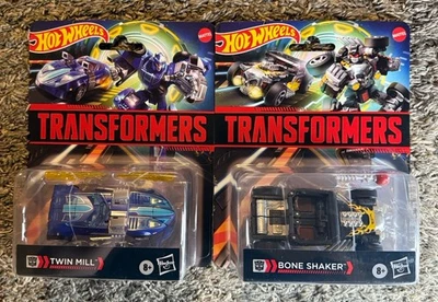 Hot Wheels x Transformers Collaborative Twin Mill & Bone Shaker Deluxe Set New - Image 1 of 4