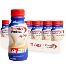 Premier Protein Shake MINIs Vanilla 22g Protein 120 Calories 1g Sugar 8.75fl ...