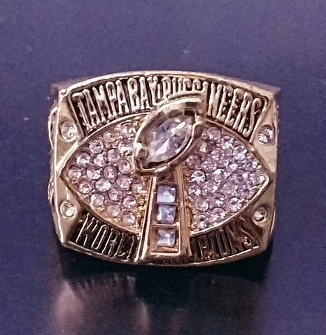 2002 TAMPA BAY BUCCANEERS SUPER BOWL CHAMPIONSHIP REPLICA RING DeSean Jackson Cover