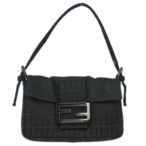 Fendi Black Zucchino Handbag 2119/8BK005/019 164937 - Picture 1 of 10