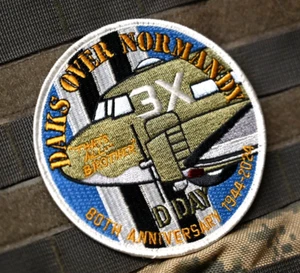 D-DAY C-47 ✪That's All Brother's✪ DAKS OVER NORMANDY⭐80° MEMORIALE⭐PATCH - Foto 1 di 17