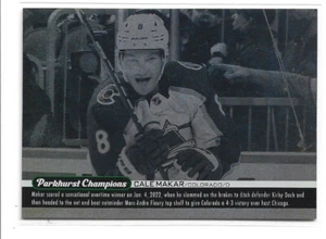 22-23 UD Parkhurst Champions Wire Image Gold Cale Makar WI-25 - Picture 1 of 1
