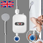 3500W Electric Tankless Hot Water Heater Shower Instant Boiler Bathroom Portable