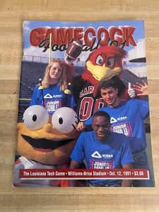 South Carolina Gamecocks/Louisiana Tech. October 12 1991 NCAA Football Magazine - Picture 1 of 11