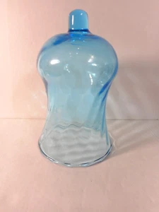 One Votive 5" Light blue Homco home Interiors Holds A candle USA - Picture 1 of 4