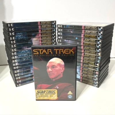 Star Trek The Next Generation 34 DVD Collector's Edition with Patrick Stewart - Image 1 of 3