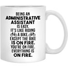 Administrative Assistant Mug Coffee Cup Funny Gift For Women Men Admin Day W-49W