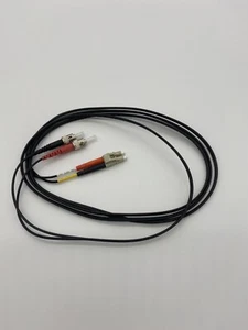 C2G 37202 Glasfaserkabel - LC-ST 62,5/125 Duplex Multimode PVC schwarz - Bild 1 von 3