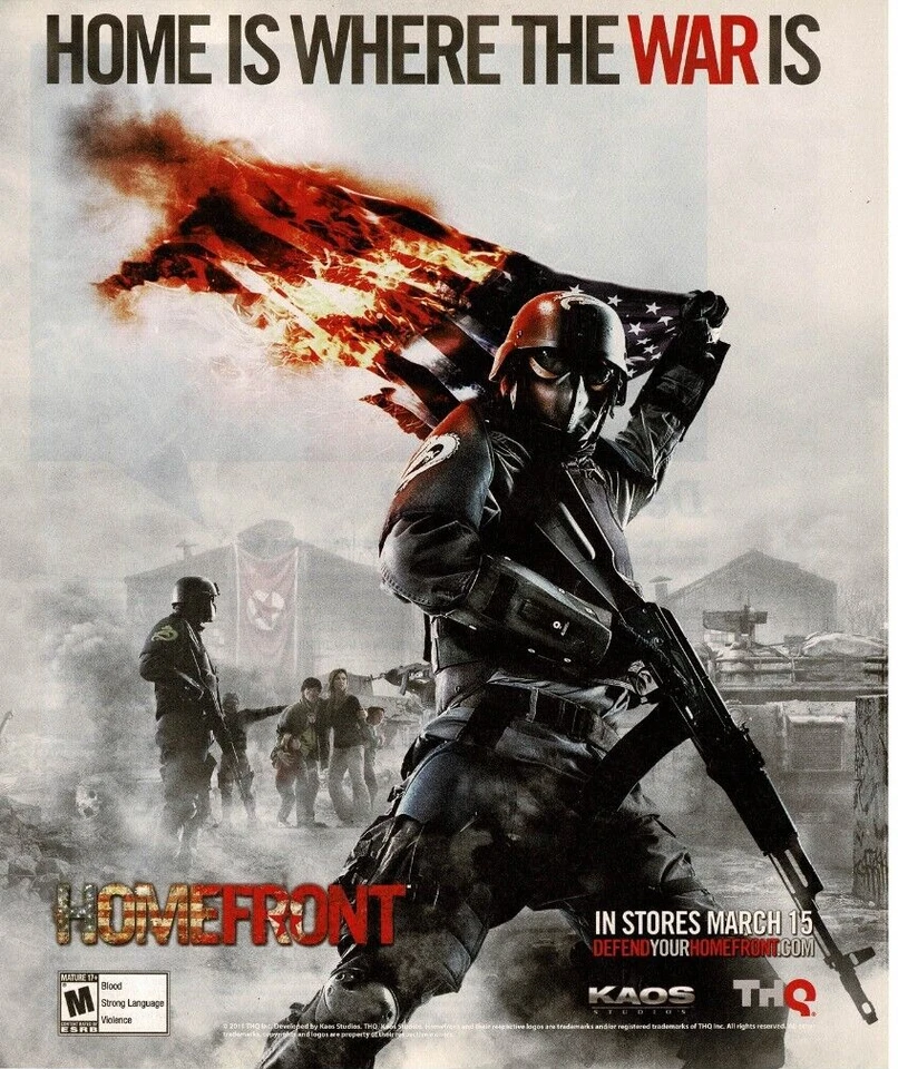 2011 Homefront Video Game Vintage Print Ad - Image 1 of 1