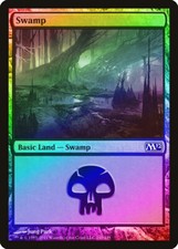 Swamp (240) FOIL Magic 2012 / M12 PLD Basic Land MAGIC MTG CARD ABUGames