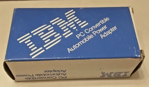 NOS 1985 IBM PC Convertible Automobile Power Adapter w/Box & Paperwork Free Ship - Picture 1 of 2
