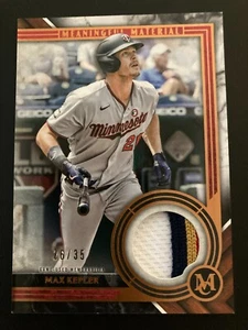 2022 Topps Museum Meaningful Materials Relics Patch Copper Max Kepler ed/35 - Bild 1 von 2