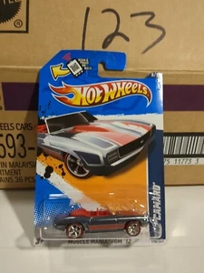 HOT WHEELS SUPER SECRET TREASURE HUNT 2012 - ‘69 CAMARO MUSCLE MANIA GM ‘12 MOC - Picture 1 of 6