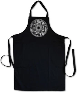 HYPNO CIRCLE III BBQ COOKING APRON Labyrinth Mystic Hypnotic Spiral - Picture 1 of 1
