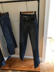 Elie Tahari Women's Blue Cotton Jeans Size 0 - Picture 1 of 9