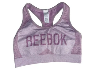 Sujetador deportivo para correr Reebok talla púrpura pequeña ropa activa para mujer - Imagen 1 de 3