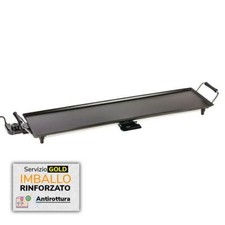 Griglia XXL TEPPANYAKI Elettrica Piastra Tavolo Antiaderente 1800 W Carne Pesce