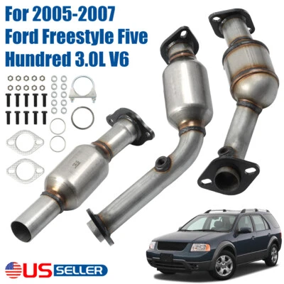 3PCS Catalytic Converter For 2005 2006 2007 Mercury Montego Ford Freestyle 3.0L* Foto 1 de 4